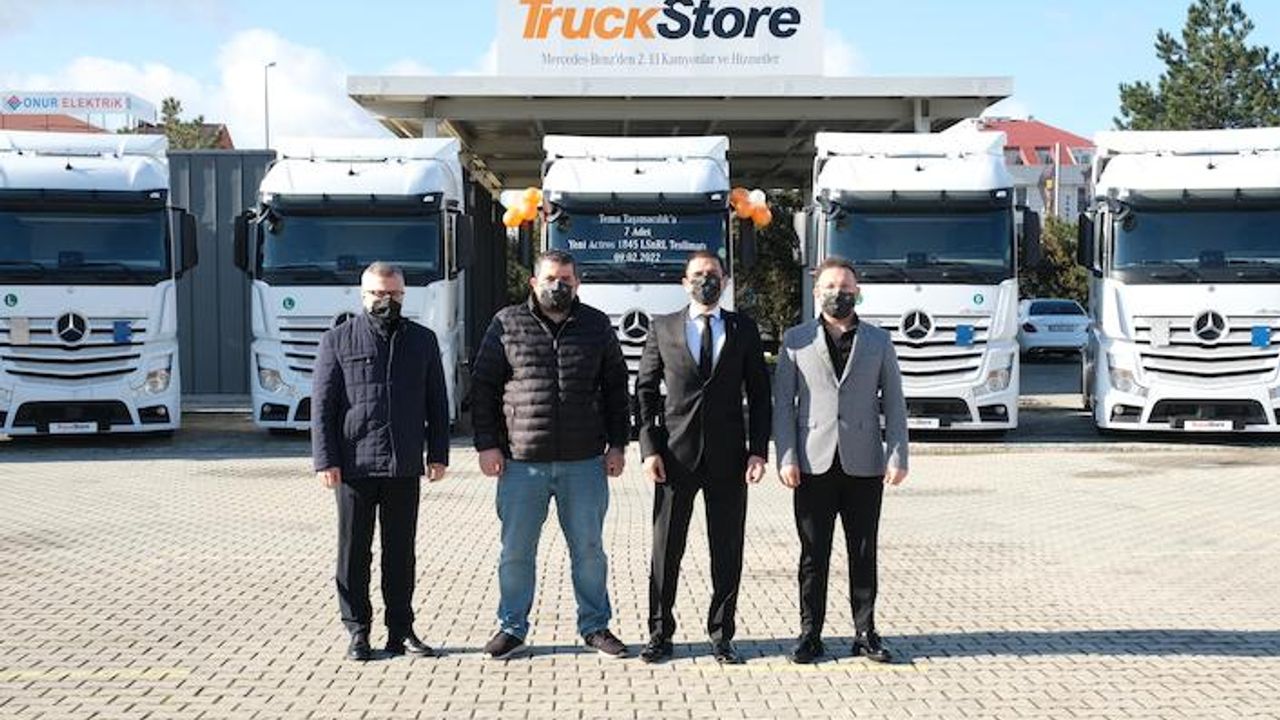 Tema Taşımacılık, TruckStore'dan 7 adet Actros aldı