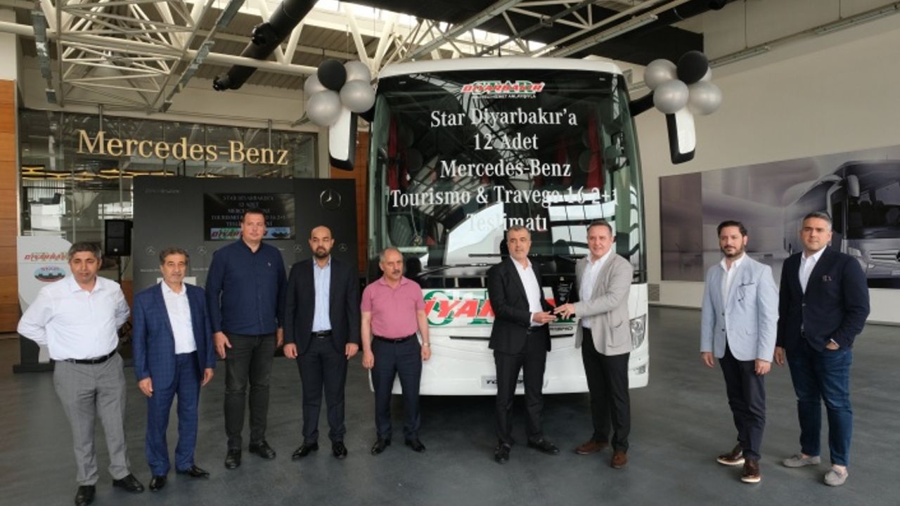 Star Diyarbakır, 12 adet Mercedes otobüs aldı