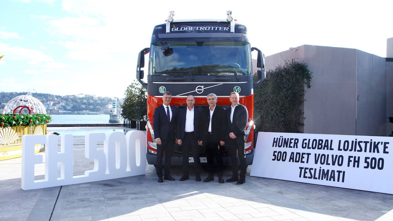Hüner Global Lojistik 500 adet Volvo yatırımı yaptı