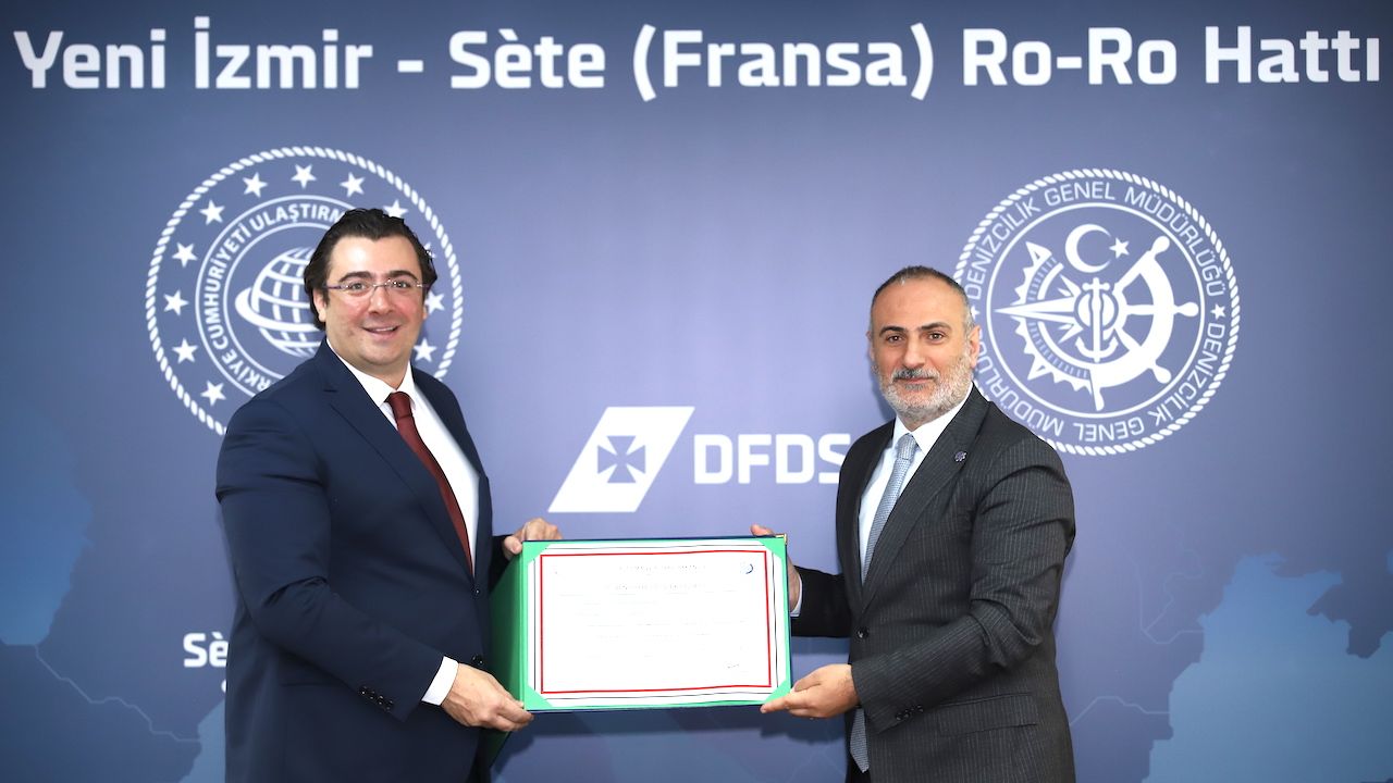 DFDS, İzmir-Sete arasında Ro-Ro seferlerine başlıyor