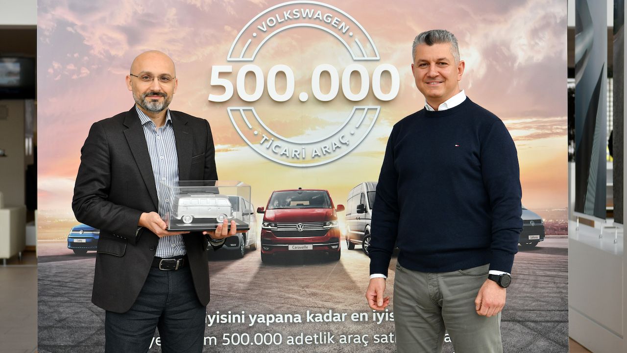 Volkswagen'in Türkiye'deki 500 bininci ticari aracını Hasel aldı