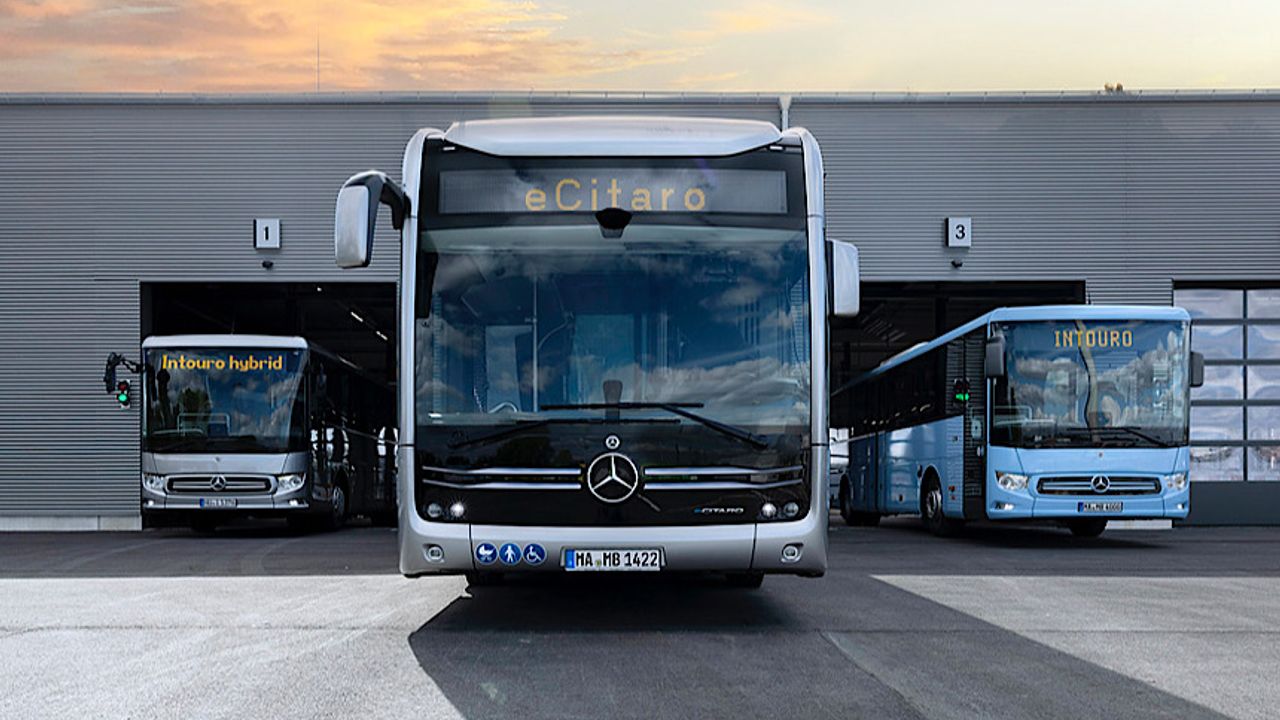 Daimler Buses geleceğin otobüslerini test sürüşüyle tanıttı