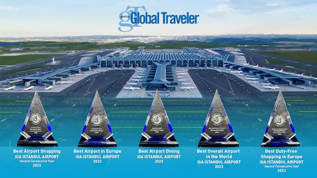 İGA İstanbul Havalimanı'na 5 ödül birden