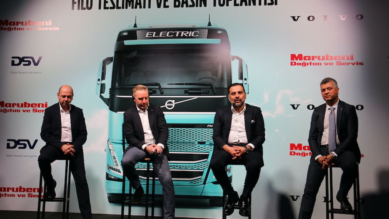 Türkiye'nin en büyük dünyanın üçüncü büyük elektrikli kamyon teslimatı