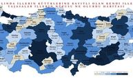 Nüfusa kayıtlı olduğu yere göre Türkiye'nin  nüfus dağılımı 2017