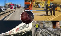 Mars Logistics 100 Tır ve 30 konteyner yüklü treni ile yardım bölgesinde