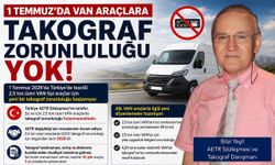 1 Temmuz’da Türk plakalı VAN araçlara takograf zorunluluğu yok!