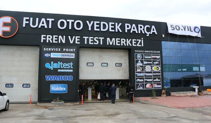 Fuat Oto Yedek Parça, ağır vasıta araçlar için fren servis ve test hizmeti vereceği yeni tesisini Büyükçekmece’de açtı