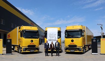 eActros 600 Nestle için DHL Supply Chain filosunda