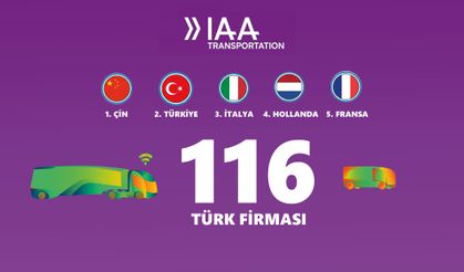 IAA Transportation’a Türkiye’den 116 firma katılacak