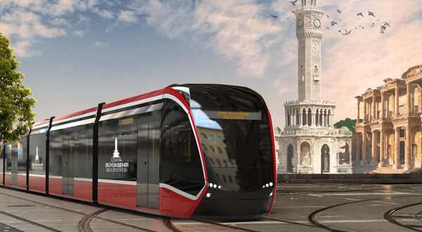 İzmir'in elektrikli tramvayları Bozankaya'dan