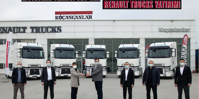 Mutlular 30 adetlik Renault Trucks anlaşmasının ilk 5 adedini teslim aldı