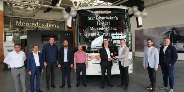 Star Diyarbakır, 12 adet Mercedes otobüs aldı