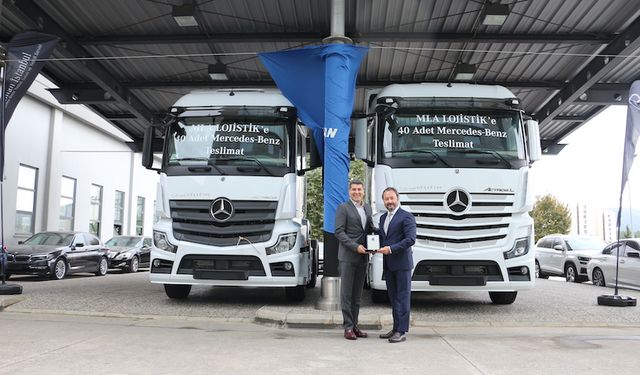 Koluman’dan MLA Lojistik’e 40 adet Actros 1845 LS