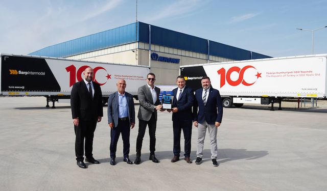 Sarp Intermodal Cumhuriyetimizin 100. yılında 100 Krone treyler aldı