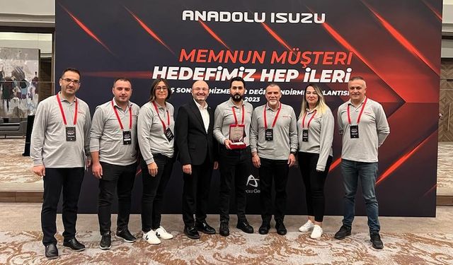 Anadolu Isuzu'nun En Hızlı Gelişme Gösteren bayisi Bursa Ağır Vasıta oldu