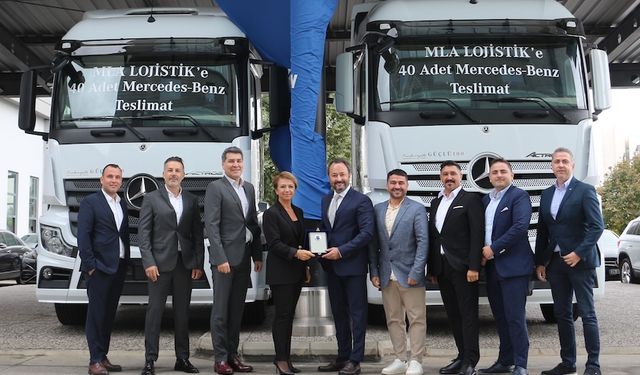 MLA Lojistik filosuna 40 adet Mercedes-Benz Actros kattı