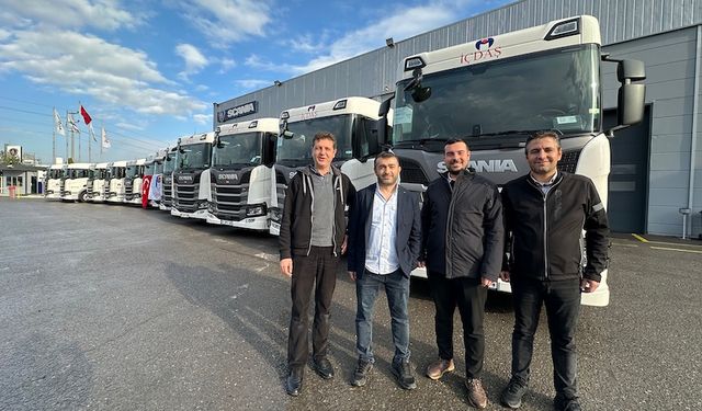 İÇDAŞ Grup Ulaştırma Filosuna 22 Adet Scania aldı 