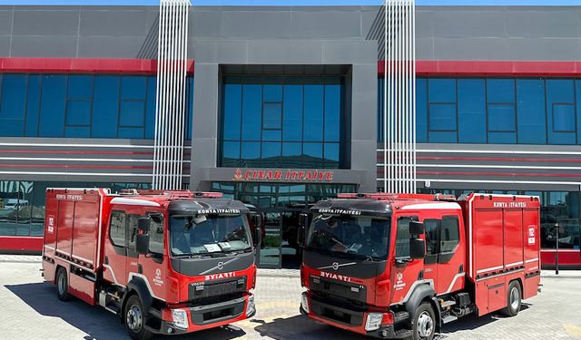 Konya itfaiyesine iki adet Volvo FL teslim edildi