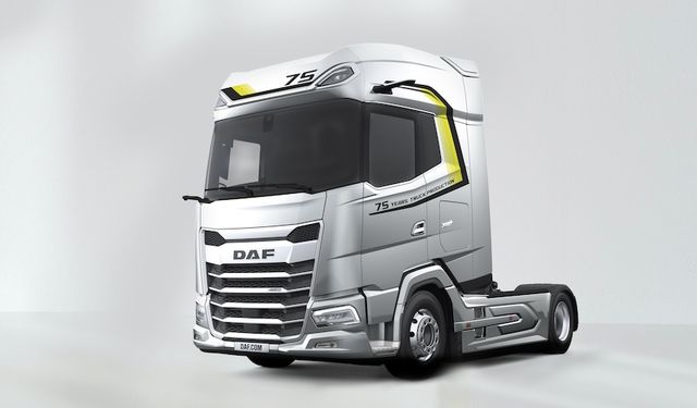 DAF inşaat serisinin 75. yılı için özel model