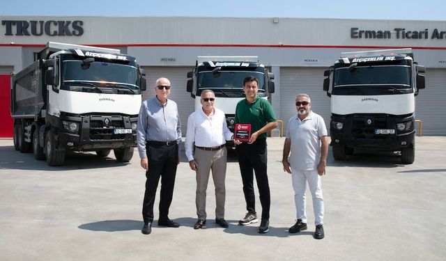 Özçiçek İnşaat aldığı 10 adet Renault Trucks K ile zorlukları aşacak