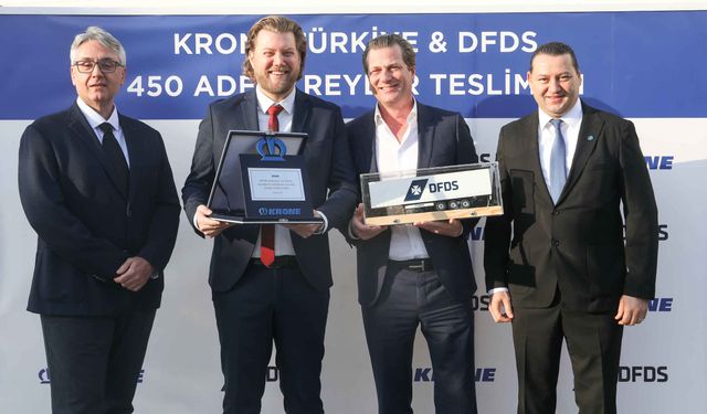 Krone Türkiye'den DFDS'e 450 adet treyler