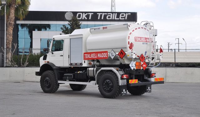 OKT Trailer ve Koluman Otomotiv ortalığında üretilen ilk tanker teslim edildi