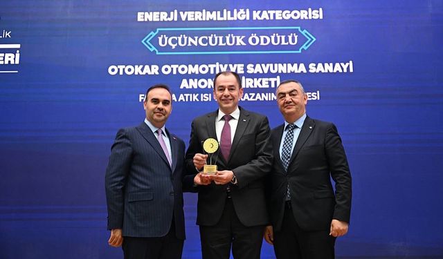 Otokar’a "Enerji Verimliliği" ödülü