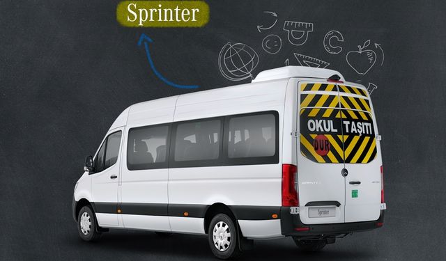 Mercedes-Benz Sprinter ile okul yolu daha güvenli