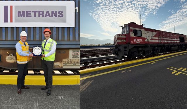 Railport’tan ilk tren hareket etti