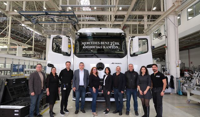 Aksaray'da 400 bininci kamyon gururu