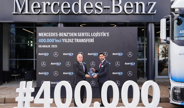 Aksaray'ın 400 bininci kamyonu Sertel filosunda