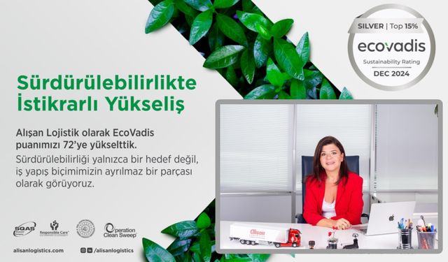 Alışan Lojistik'e EcoVadis değerlendirmesinde gümüş madalya