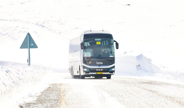 Elektrikli Lion’s eCoach Erzurum soğuğundan başarıyla çıktı