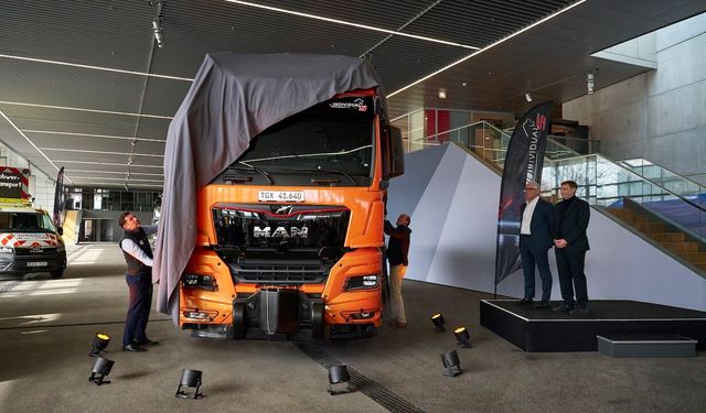 MAN, 250 tonluk, 640 beygir gücündeki yeni çekicisini tanıttı