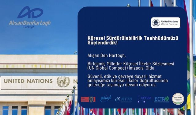 Alışan Den Hartogh UN Global Compact'a katıldı