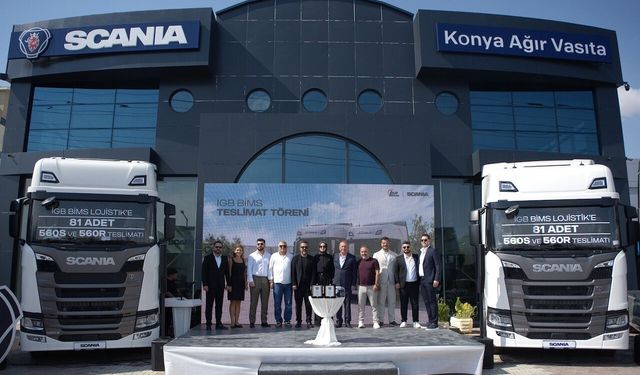 İGB BİMS’ten 81 araçlık Scania filo yatırımı