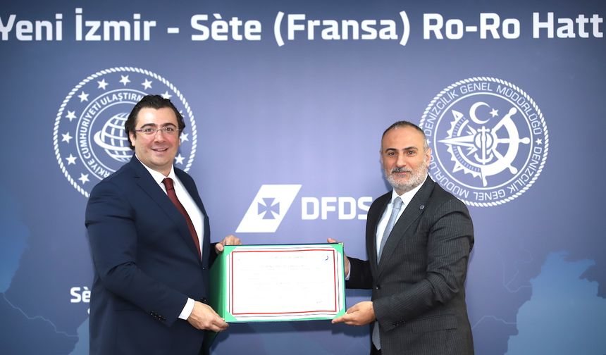 DFDS, İzmir-Sete arasında Ro-Ro seferlerine başlıyor
