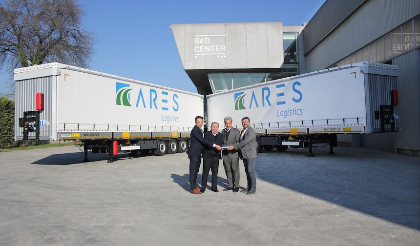 Ares Logistics, 100 adet yeni yatırımla Tırsan filosunu 320'ye çıkardı