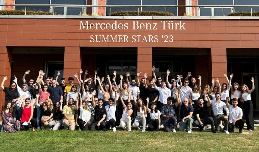 Mercedes-Benz Türk’ün yaz dönemi staj programı devam ediyor