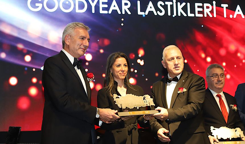 İSO 500’de 55 yıldır aralıksız yer alan Goodyear Türkiye’ye ödül