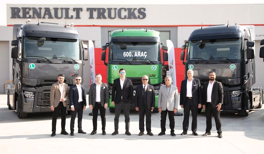 Erman Ticari Araçlar, Azem Lojistik ile 600’üncü Renault Trucks'ı teslim etti
