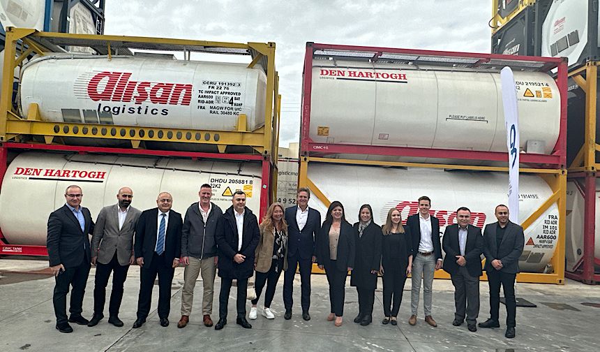 Alışan-Den Hartogh Türkiye’nin en büyük tank konteyner depolama tesisini açtı