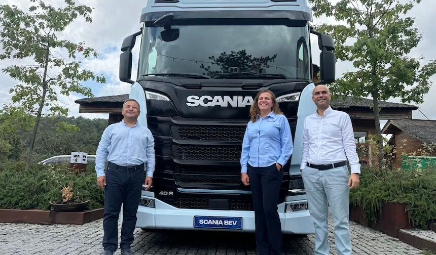 Scania elektrikli Tır ile en uzun yolu Türkiye için geldi