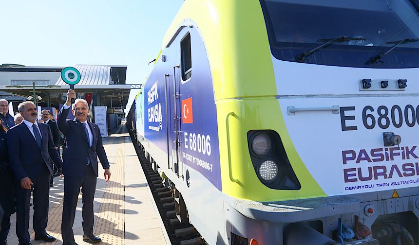 Pasifik Eurasia DTİ'nin ilk blok treni Avrupa'ya yol çıktı