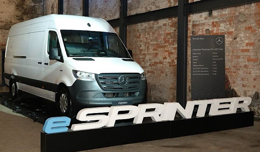 Elektrikli eSprinter Türkiye'de