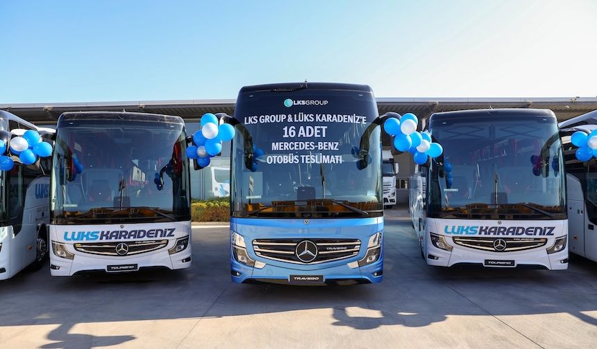 Lüks Karadeniz 16 Adet Mercedes-Benz Tourismo ve 1 Adet Travego aldı