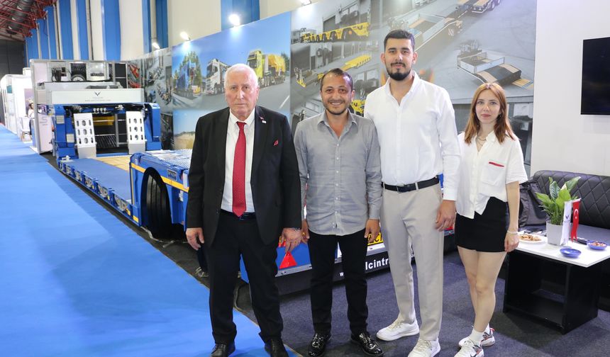 Yalçın Trailer, lojistik kenti Mersin’de stant açtı