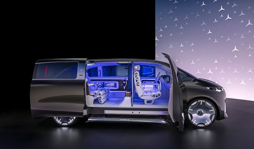 Geleceğin Lüksü: Mercedes-Benz'den Elektrikli MPV Konsepti