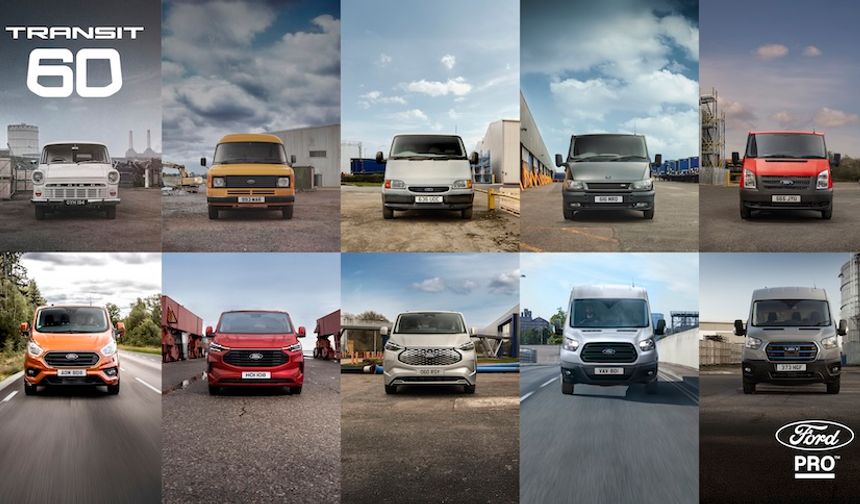Ford Transit’in 60 yılda 13 milyon adedi aştı
